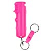 Sabre 2-in-1 Pepper GEL with Safety Whistle Keychain - Pink